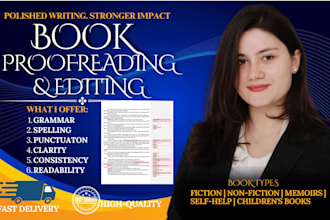 proofread and edit your book or manuscript