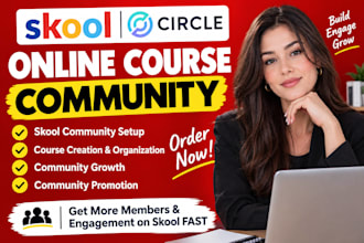 skool community setup, real estate course, repair skool online community manager
