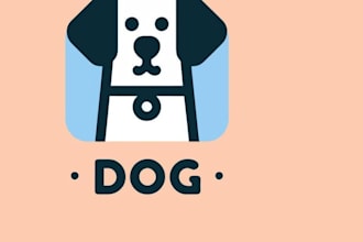 professional pet, dog training, bird, animals logo