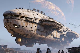 do sci fi spaceship design