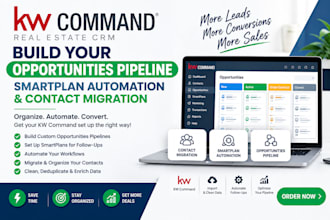 build kw command opportunities pipeline , smartplan automation contact migration