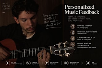 review your playing and create a personalized music practice plan