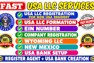 do USA llc registration, llc formation and ein for non US residents