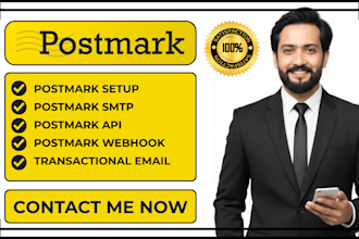 setup postmark transactional email SMTP API dns webhook integration