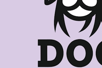 design veterinary clinic pet shop or dog shelter logo