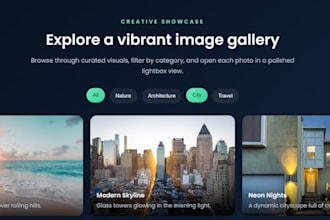 create frontend responsive website