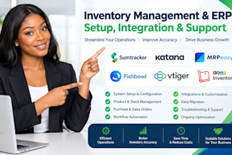 setup sumtracker katana erp mrpeasy fishbowl vtiger zoho inventory management