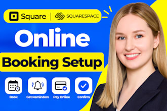 setup square online booking square scheduling squarespace booking