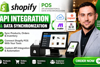integrate shopify pos API and sync your business data