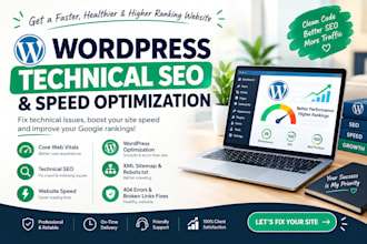 fix wordpress technical SEO issues and speed up your site