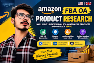 hunt high ROI amazon fba products and oa leads USA UK