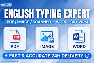 type your english text fast and accurately from every form you have available