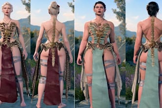 create custom skyrim, fallout 4 and baldurs gate 3 mods