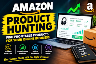 do amazon product research and find profitable products
