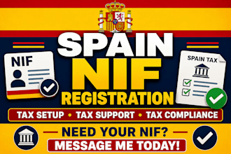 help with spain nif registration and tax setup