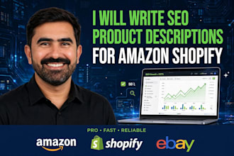 write SEO product descriptions for amazon shopify