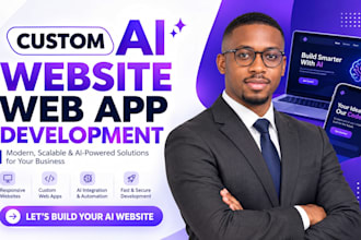 develop fullstack website ai agent software developer for ai website development