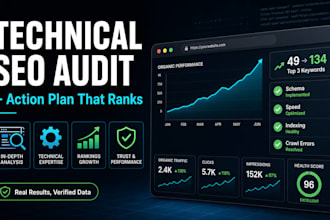 do a complete technical SEO audit with an action plan