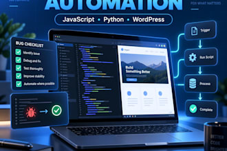 fix HTML, CSS, javascript, wordpress, and python bugs