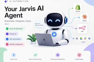 build jarvis ai assistant jarvis ai agent shopify claude ai n8n automation mcp