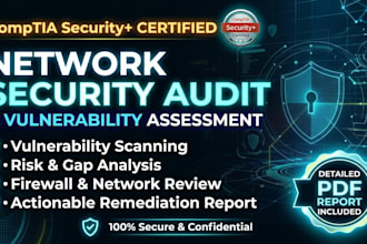 perform network security audits and vulnerability assessments