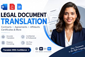 translate legal documents contracts agreements and affidavits