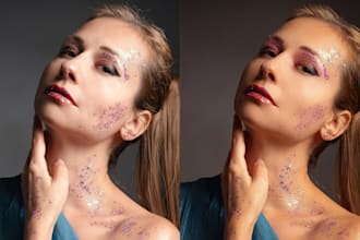 do professional fashion photo retouching