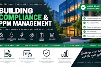 create a professional building compliance and ppm tracker