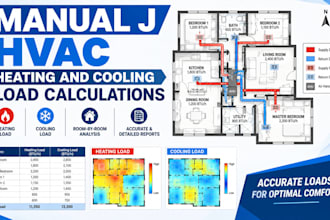 do manual j hvac heating and cooling load calculations