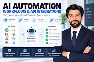build ai automation workflows and API integrations