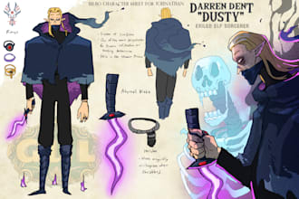 design an anime character