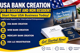 do wise mercury USA bank creation for resident and non resident llc owner