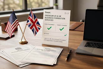 form your USA llc or UK ltd company for non residents