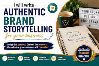 write authentic brand storytelling for your business