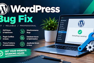 fix wordpress PHP errors, bugs and plugin conflicts