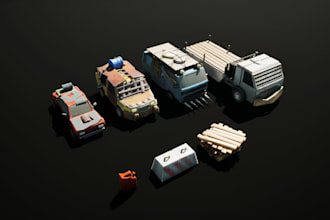 create stylized models, props or asset packs