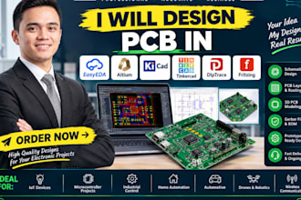 design pcb in easyeda altium kicad tinkercad diptrace and fritzing