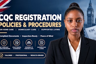 write cqc policies, procedures and registration documents