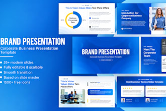 design professional business, corporate and powerpoint presentations