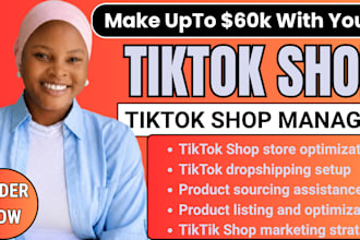 setup tik tok shop fix tiktok dropshipping tiktok shop marketing tiktok shop ads