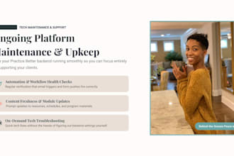 provide ongoing practice better maintenance