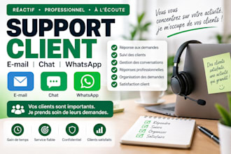je vais gérer votre support client