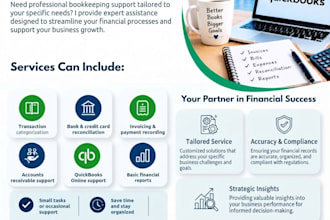 provide professional bookkeeping support by the hour