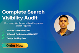 do a complete SEO, aeo and GEO audit and fix strategy