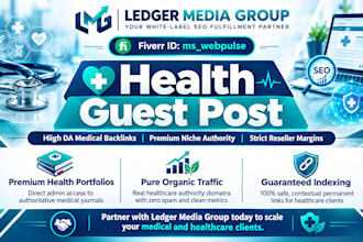 be your white label b2b health guest posting partner