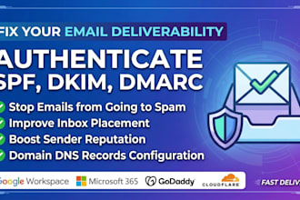 fix dmarc spf dkim records and email deliverability