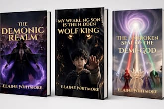 design fantasy book cover design ebook cover design paperback KDP cover design
