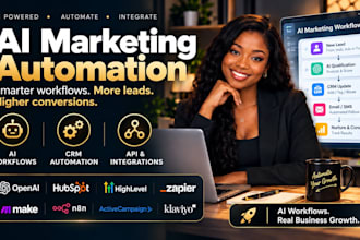 do crm open ai api webhooks ai routing ai marketing workflow journey