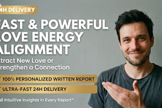 do a fast and powerful love energy alignment