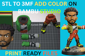 paint your 3d models convert stl to 3mf split for bambu lab multicolor printing